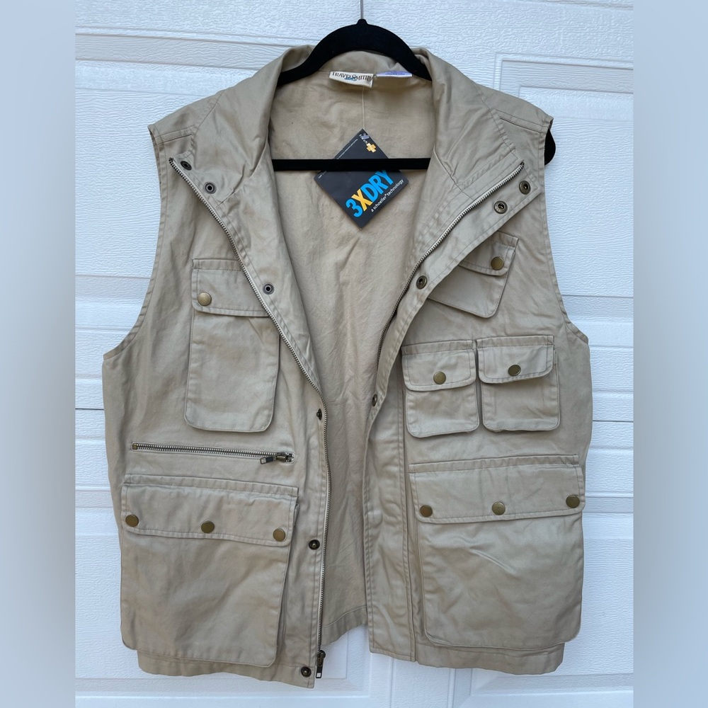 Travel Smith Fishing Vest Mens Large NEW